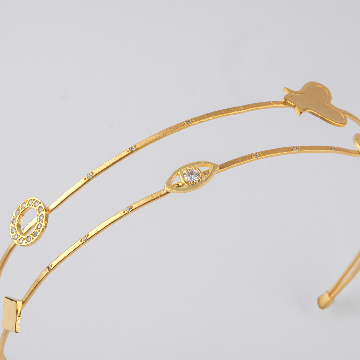 Royal charms double hairband