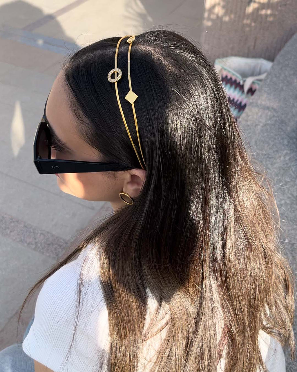 Royal charms double hairband