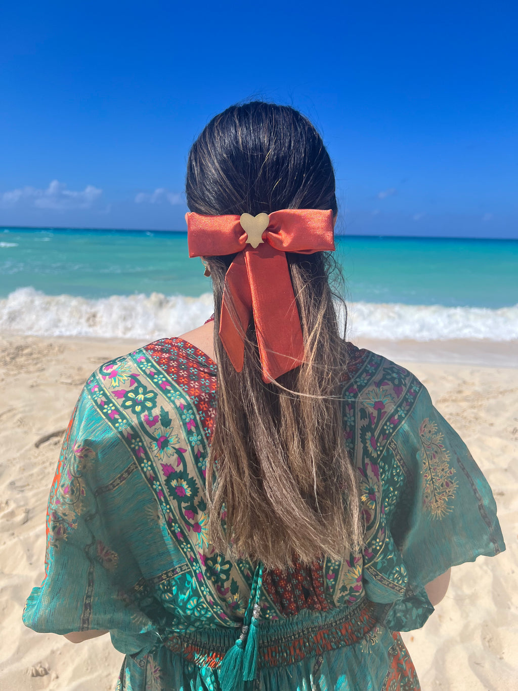 Qalb Bow - Orange
