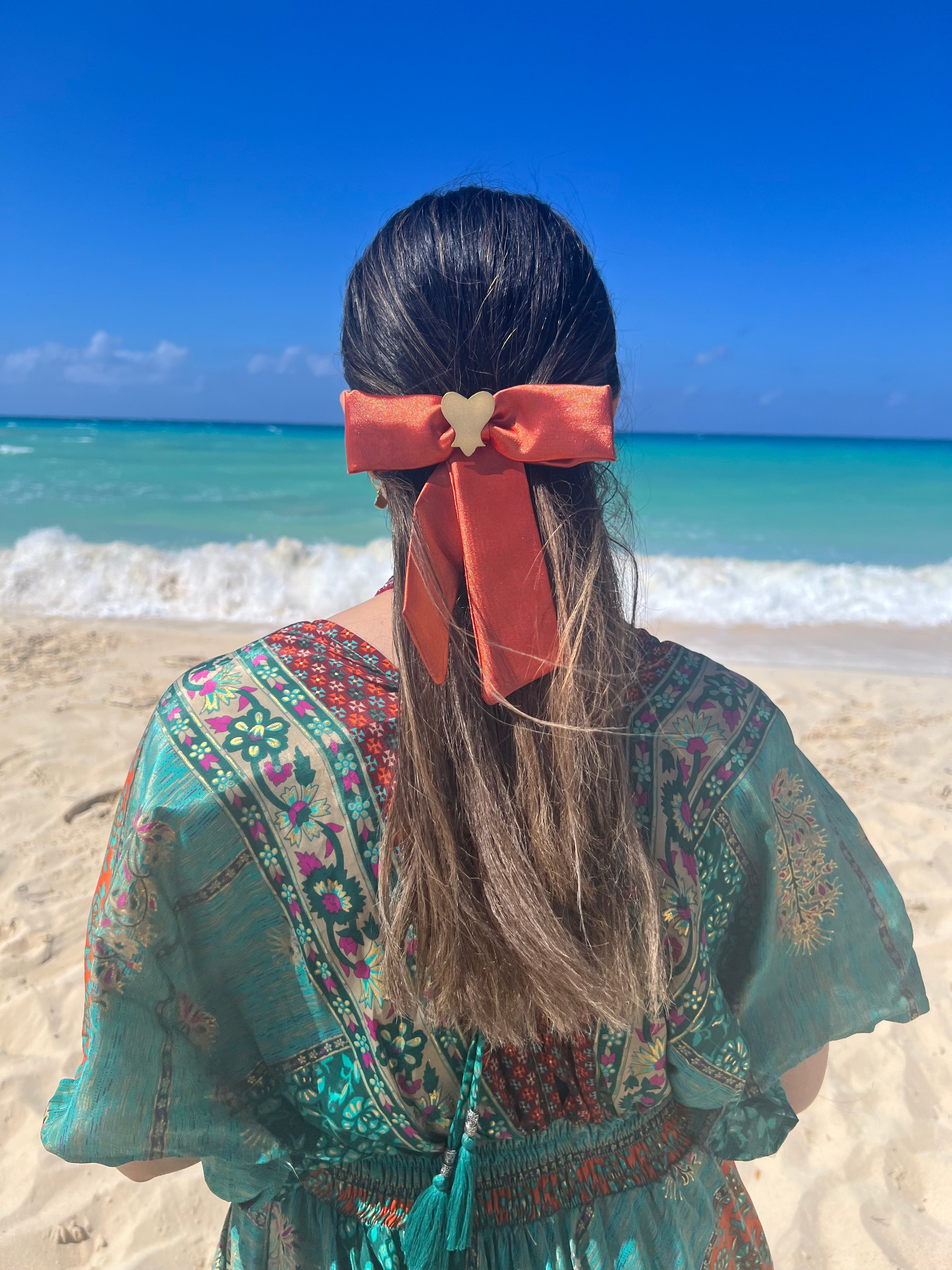 Qalb Bow - Orange