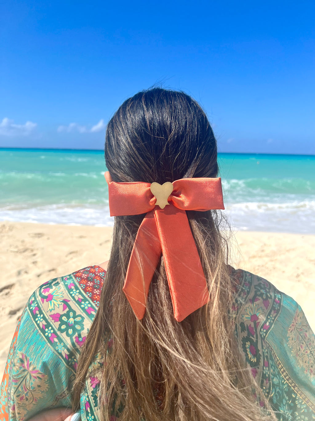 Qalb Bow - Orange